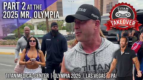 Part 2 Titan Medical 2025 Las Vegas Mr. Olympia Fitness Expo Trip Documentary featuring Mike O'Hearn
