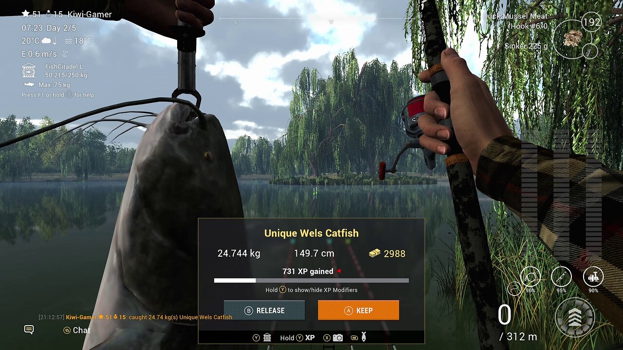 Fishing Planet Willow Lake Weeping Willow Fisheries Unique Wels Catfish
