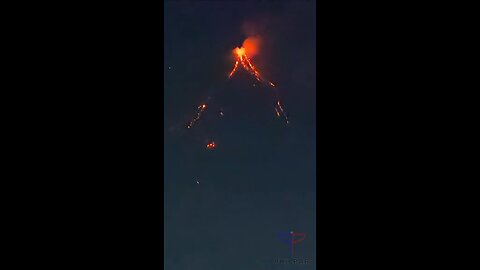 Mayon Volcano Lava Activity