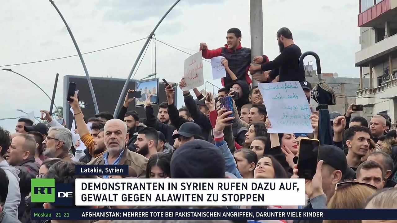 Massenproteste gegen Islamisten in Syrien – Gewalt gegen alawitische Minderheit
