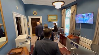 Dan Scavino Jr. 🇺🇸🦅 President Trump welcomes King of Jordan Abdullah II & Crown Prince of Jordan Al-Hussein bin Abdullah to the White House — Behind The Scenes