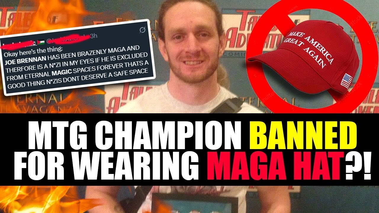 Magic the Gathering Champion BANNED from Tournament Over MAGA Hat?! | Clownfish TV