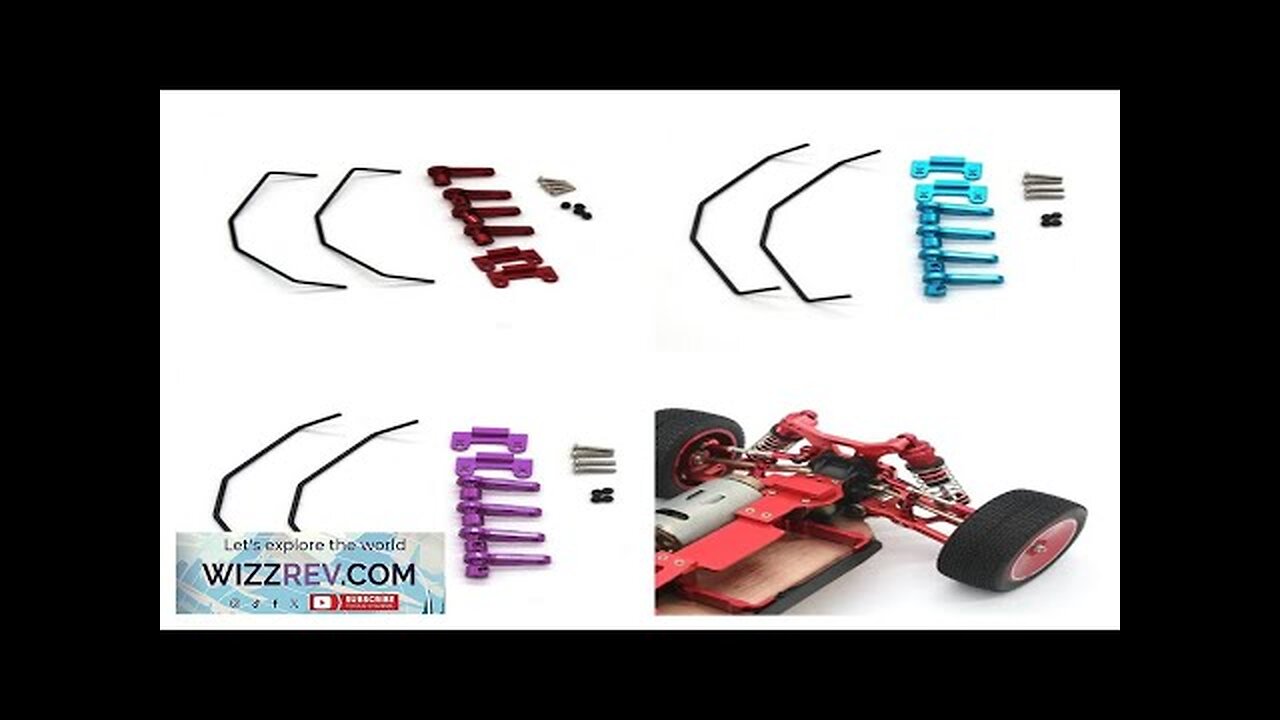 Upgraded Metal Anti Roll Bar Set for Wltoys 124008 124010 124019 144001 Review