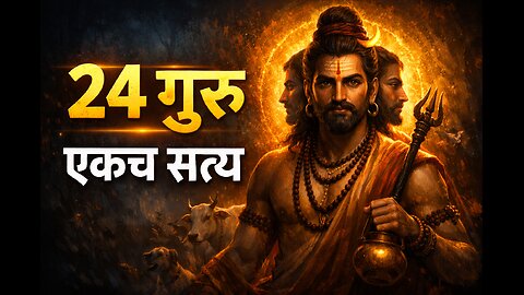 दत्तगुरूंचे २४ गुरु | जीवन बदलणारे अध्यात्मिक धडे#dattaguru #swami #upay