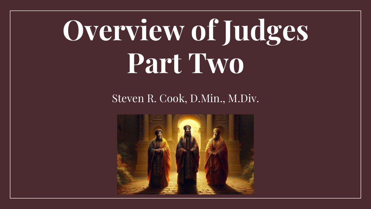 Graduate Course Overview of Judges - Part Two