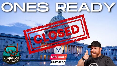 Ops Brief 105: Daily Drop - 1 Oct 2025 - Government Shutdown: Jets Still Fly, Bombs Don’t