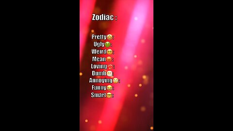 Zodiac sign areas