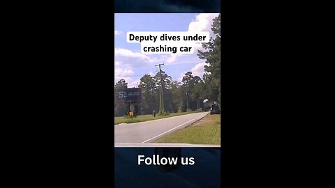 Car crash on dash cam
