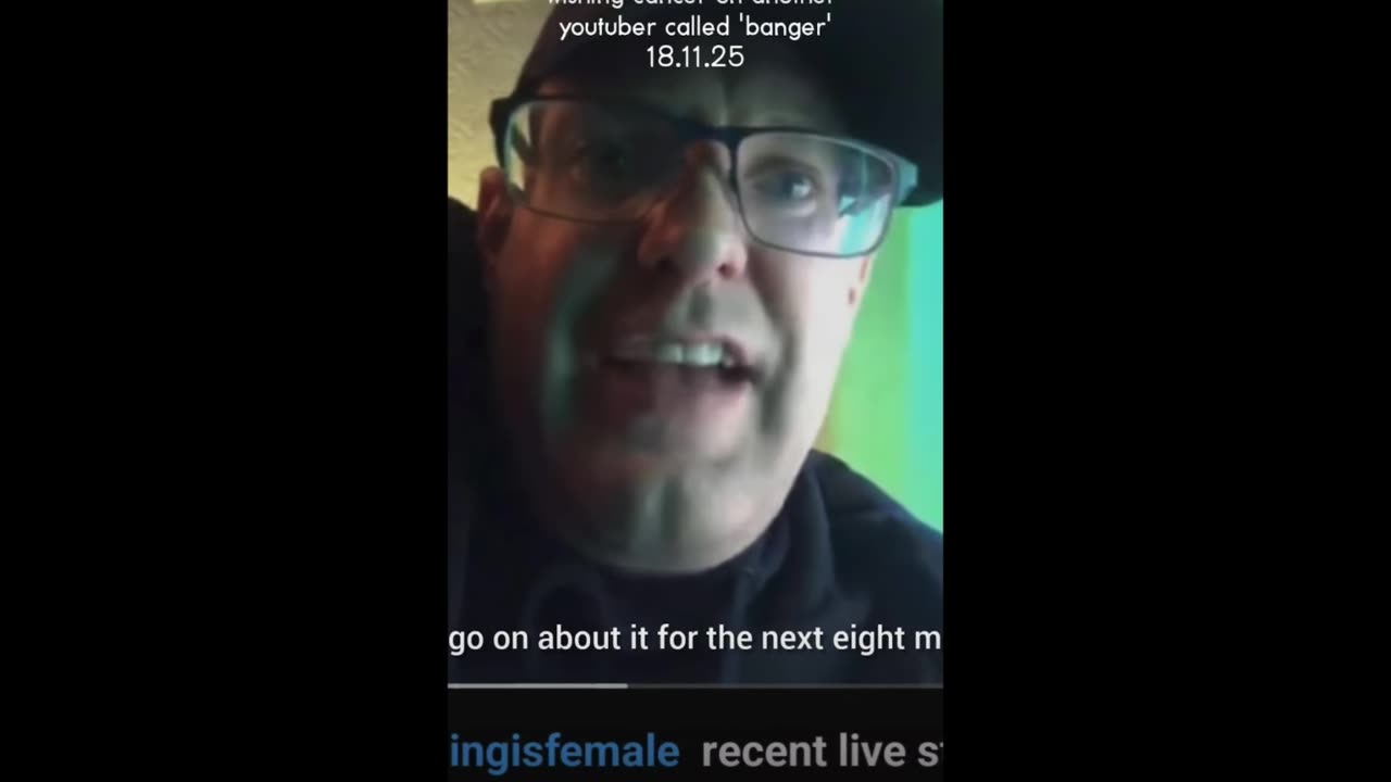 Tim Eldridge Wishing Cancer on Banger