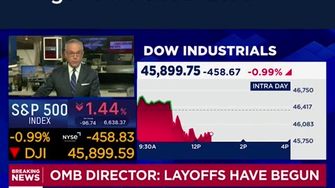 Trump Official Says FEDERAL LAYOFFS have BEGUN amid GOVERNMENT SHUTDOWN.