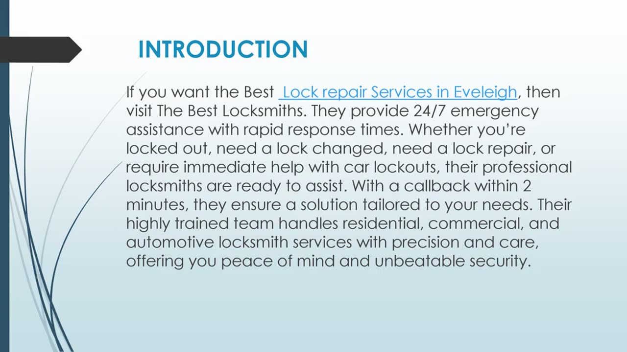 Best Lock repair Services in Eveleigh