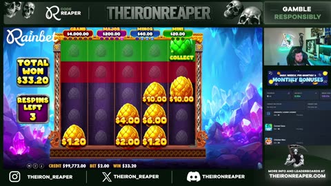 2026! 6K LB! Daily Giveaways! REAP The MF Day! @Rainbet Grab a drink and join.