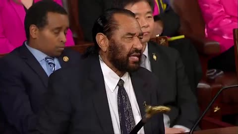 🚨🔥WATCH: Rep. Al Green removed by the Seargent-at-Arms for interrupting President Trump.