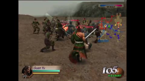 Dynasty Warriors 3 Guan Yu Full Playthrough (PS2)