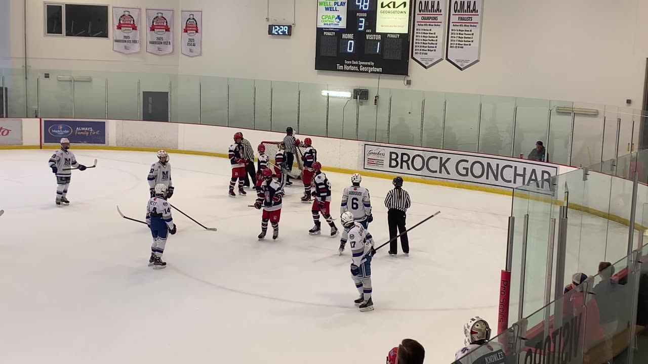 Exciting finish U15A Clarington v Milton