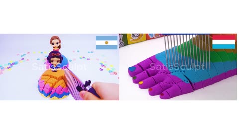 Symmetry of Nations 🇦🇷🇱🇺 — Pure 4K Visual ASMR • Dual Serenity • Art en Mouvement