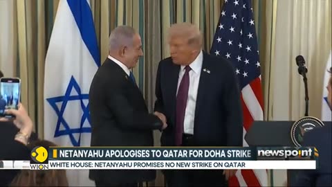 Doha_Attack__Netanyahu_Apologises_to_Qatar_from_The_White_House___WION_Newspoint