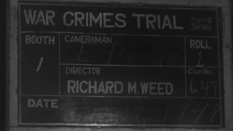 WAR CRIMES TRIALS, TOKYO, JAPAN - WAR CRIMES TRIALS, TOKYO, JAPAN - 111-adc-6979
