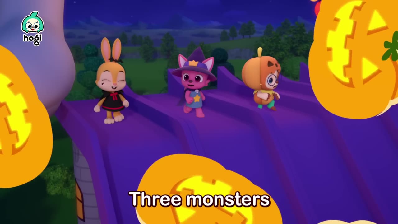 Five Little Color Buses, Monkeys + More _ Sing Along 🎶|Nursery Rhymes _ Hogi _ Pinkfong