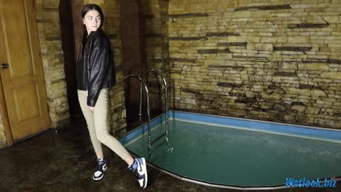 Wetlook in Leather and Plaid
