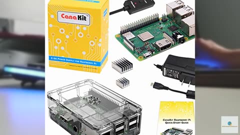 CanaKit Raspberry Pi 3 B+ (B Plus) with Premium Clear Case and 2.5A Power Supply