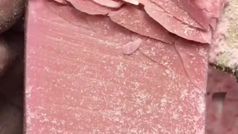 🌹 Rose Soap Scraping ASMR ✨ | Satisfying Handcrafted Shavings