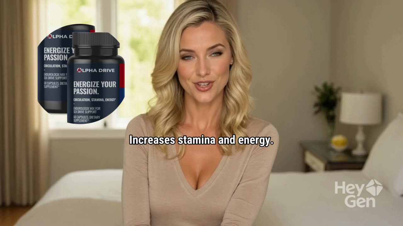 Alpha Drive Review 2025 – Natural Testosterone & Sexual Performance Booster!