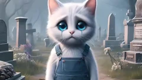 Cat crying 😭