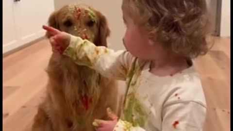 Cute Kid Playing with a Friendly Dog | Funny & Heartwarming Moments