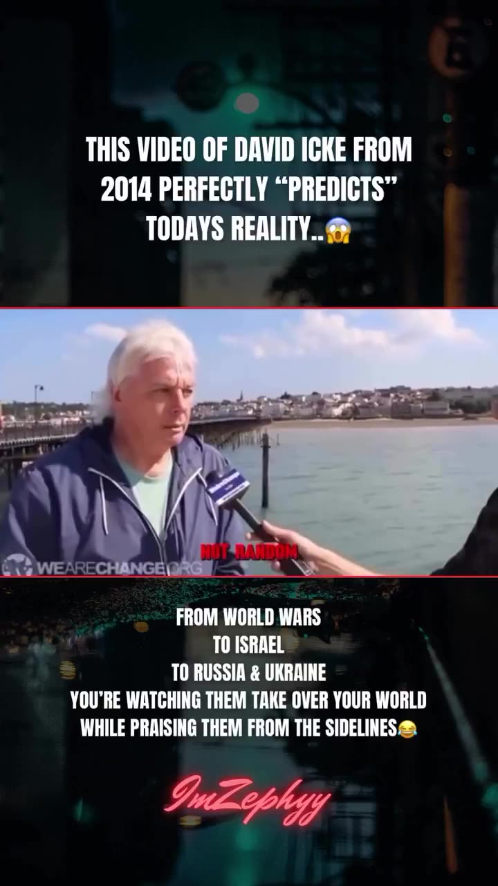 David Icke told you 11 years ago exactly how they planned to enslave you with the new world order