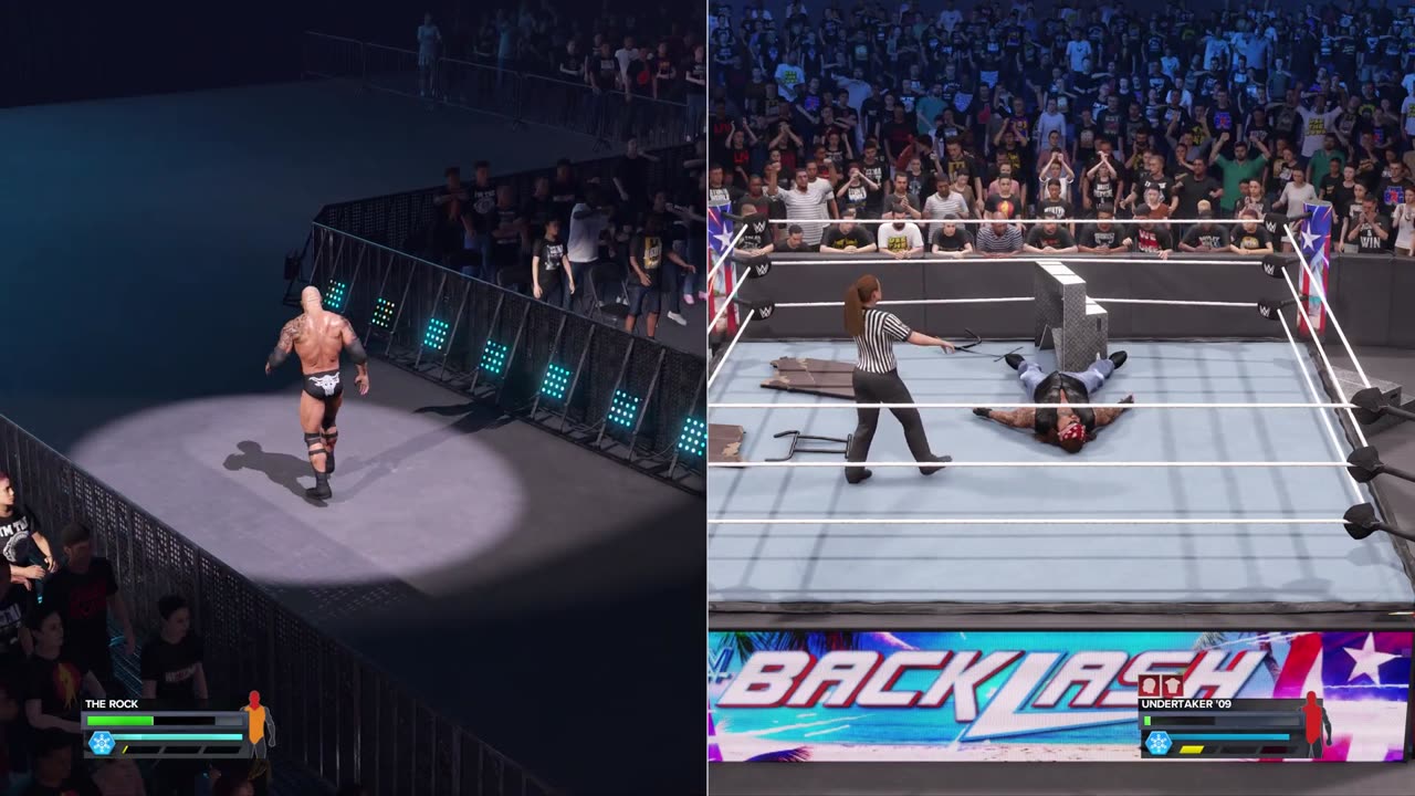 WWE 2K24 - How To DDT Stone Cold Ringside East (Stone Cold Vs Bret Hart Showcase)