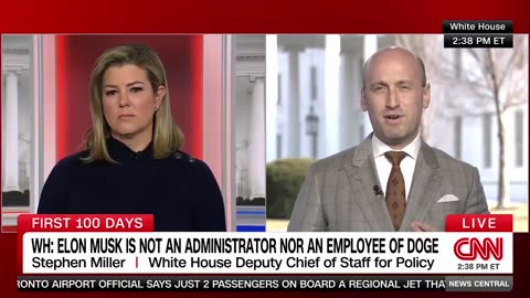 Stephen Miller schools CNN host on Trump firing federal employees