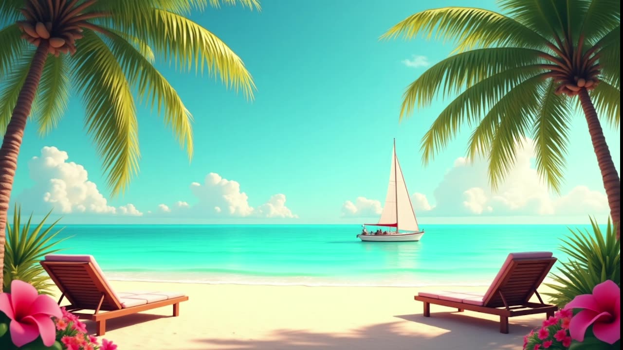 LoFi Beats Tropical Vacation