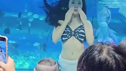 japan mermaid aquarium girl