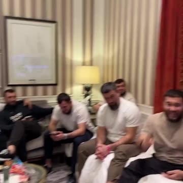 Islam Makhachev’s Team Watches Fight from Hotel After Brawl at UFC 322