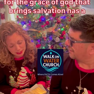 🎄 Christmas greeting from Pastors Sammy & Christina at Walk on Water Church
