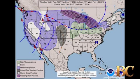 National Weather Forecast (February 17, 2026)