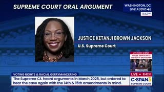 Justice Ketanji Brown Jackson argues that being black is like having a handicap or disability