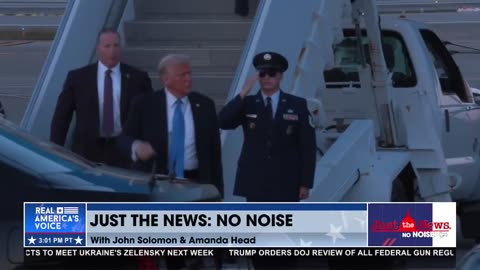 TRUMP ARRIVES IN WEST PALM BEACH