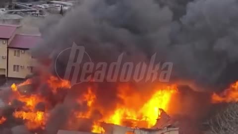 Massive Warehouse Fire in Sochì