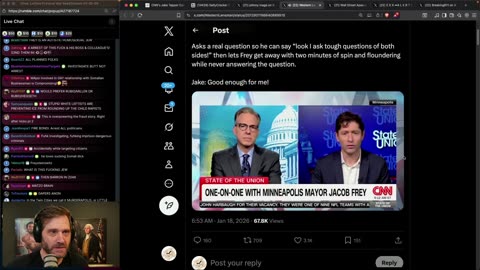 TheSaltyCracker: Lefties Pretend War ReeEStream 01-18-26.......