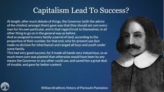 Were the Pilgrims a LEGITIMATE Socialist Failure?