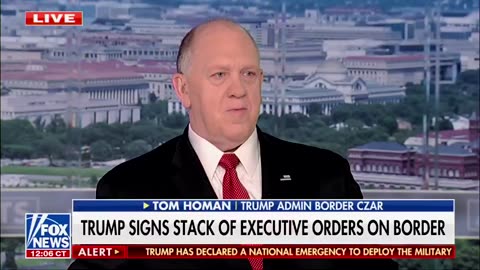 Tom Homan says ICE has already started raids of illegal aliens