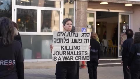 Advocates held a silent protest in Tel Aviv