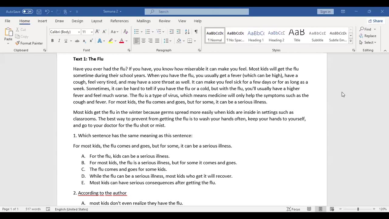 SAVIA REGULAR 2025 | Semana 02 | Inglés