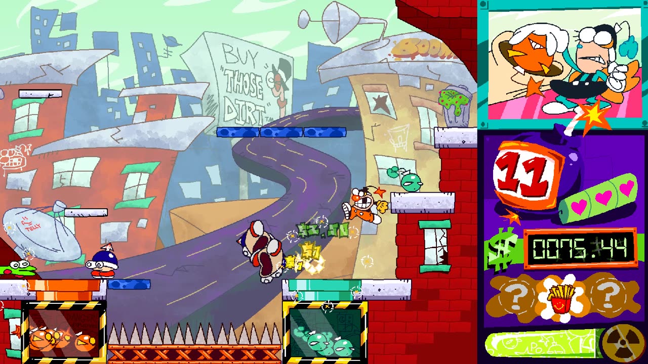 BOOM! Buster steam 2024 demo: A frantic action puzzle game with 90's style cartoon animation.
