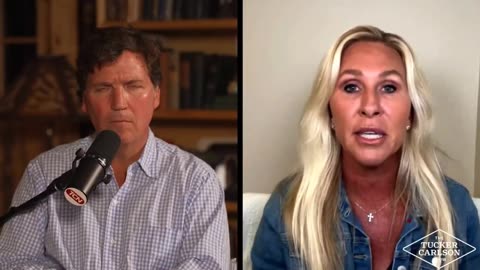 Marjorie Taylor Greene Tells Tucker Carlson Why They're Talking About Primarying Her