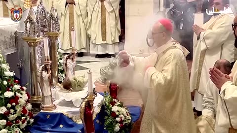 Cardinal Pizzaballa leads Christmas Midnight Mass in Bethlehem