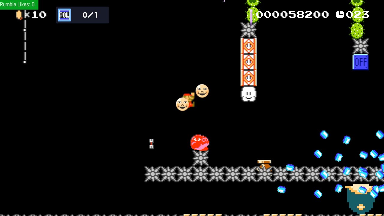 SMM2 Hold Right + XA