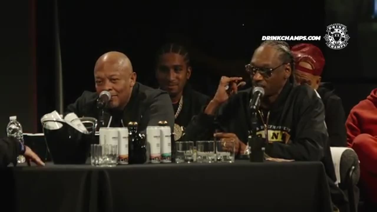 ON DRINK CHAMPS. THE SMART ONES, THE REASON THEY STILL ALIVE, SNOOP AND DR